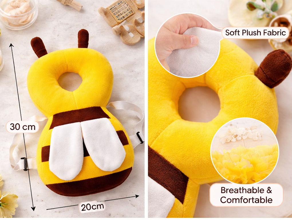 Baby Anti-Fall Head Protector (Bee Style)