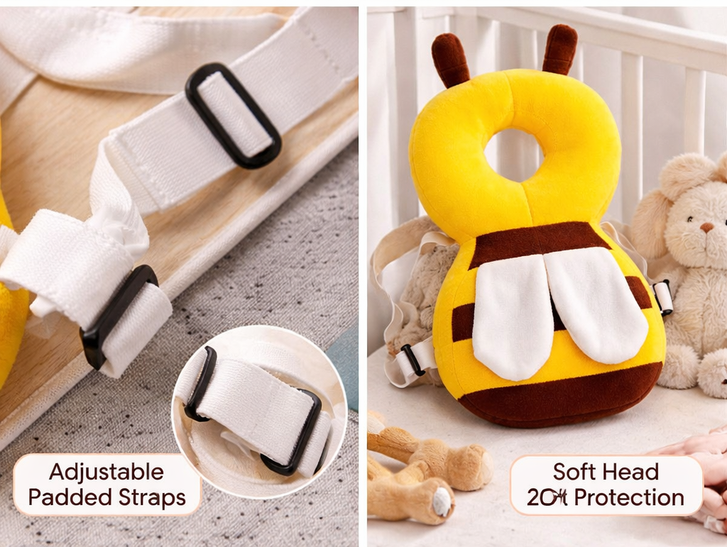 Baby Anti-Fall Head Protector (Bee Style)