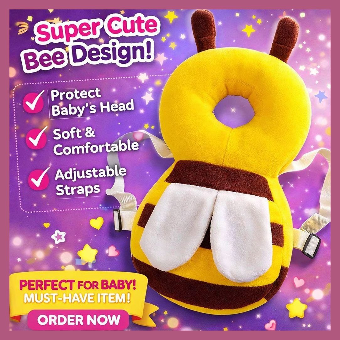 Baby Anti-Fall Head Protector (Bee Style)